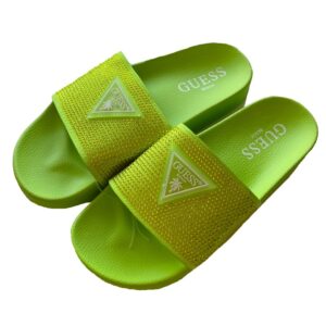 Dámské nazouváky GUESS E4GZ25 zelené